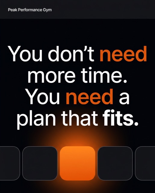 Post made for Peak Performance Gym