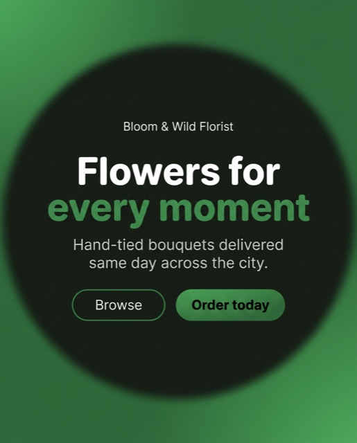 Post made for Bloom & Wild Florist