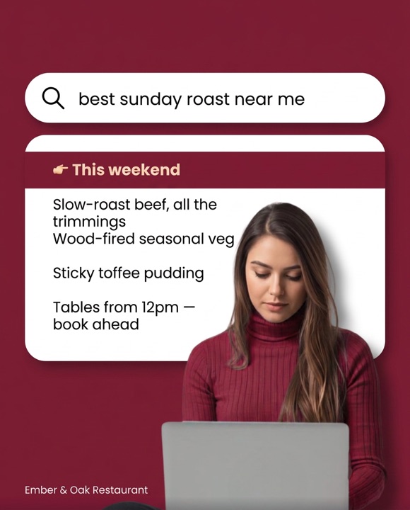 Post made for Ember & Oak Restaurant